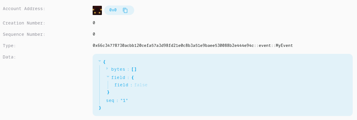 Ejemplo de evento de módulo Ejemplo de evento de módulo